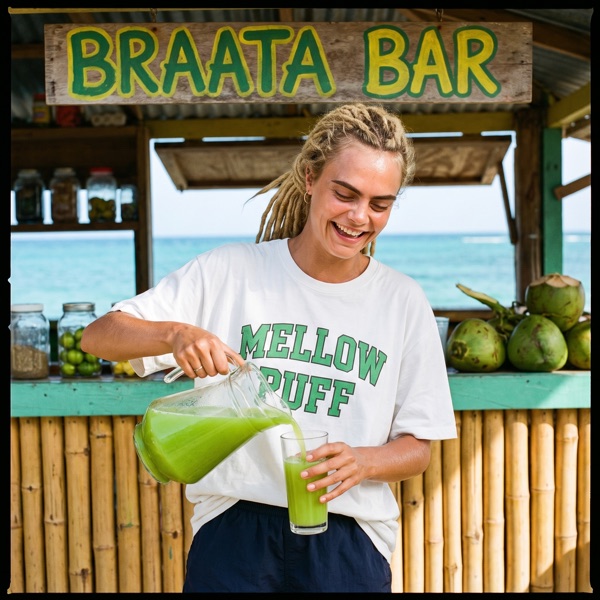 Pouring fresh juice at Braata Bar